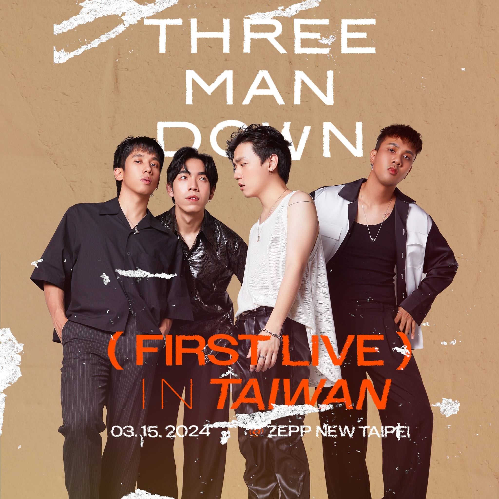 ❏ THREE MAN DOWN FIRST LIVE IN TAIWAN ❏